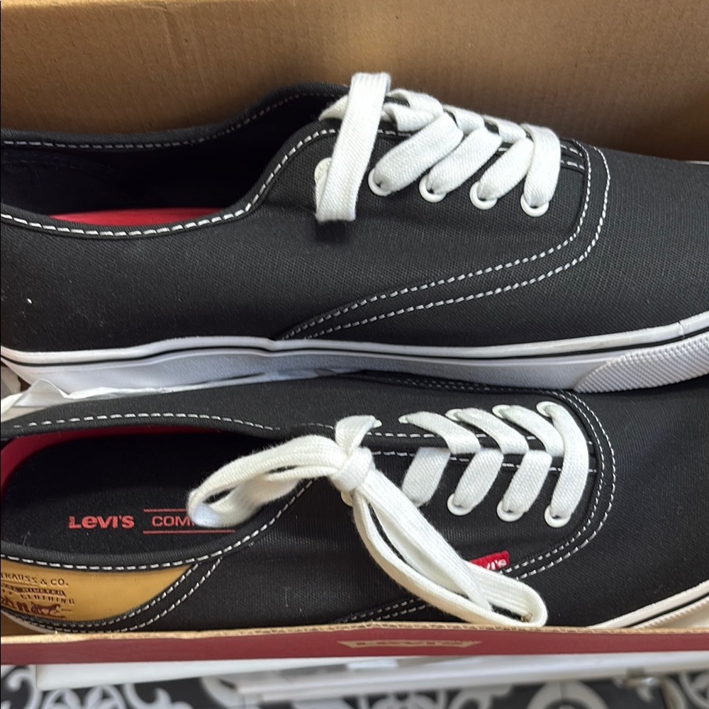 Levi's Classic Black and White Sneakers
